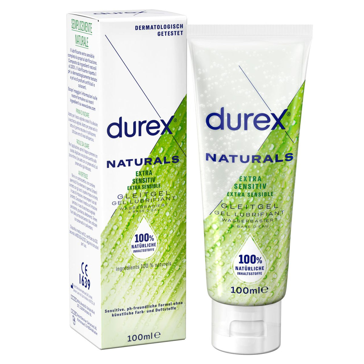 DUREX Gel Naturals Extra Sensitive 100ml - Produktansicht 1