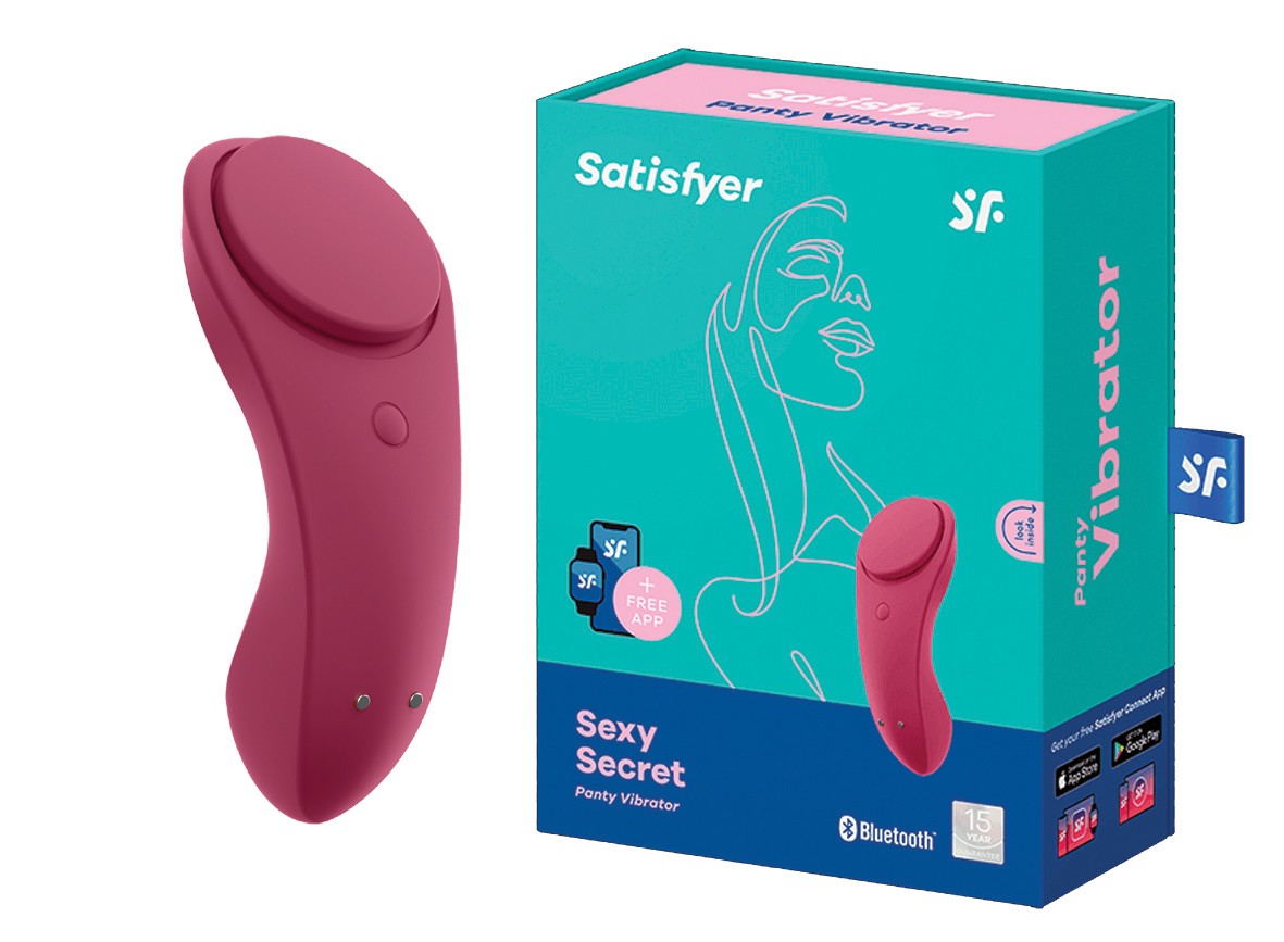 SATISFYER Sexy Secret Panty Vibrator wine red - Produktansicht 1
