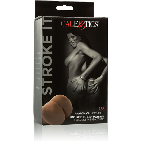 CALEXOTICS Stroke It Ass Brown Masturbator in Braun in der Originalverpackung
