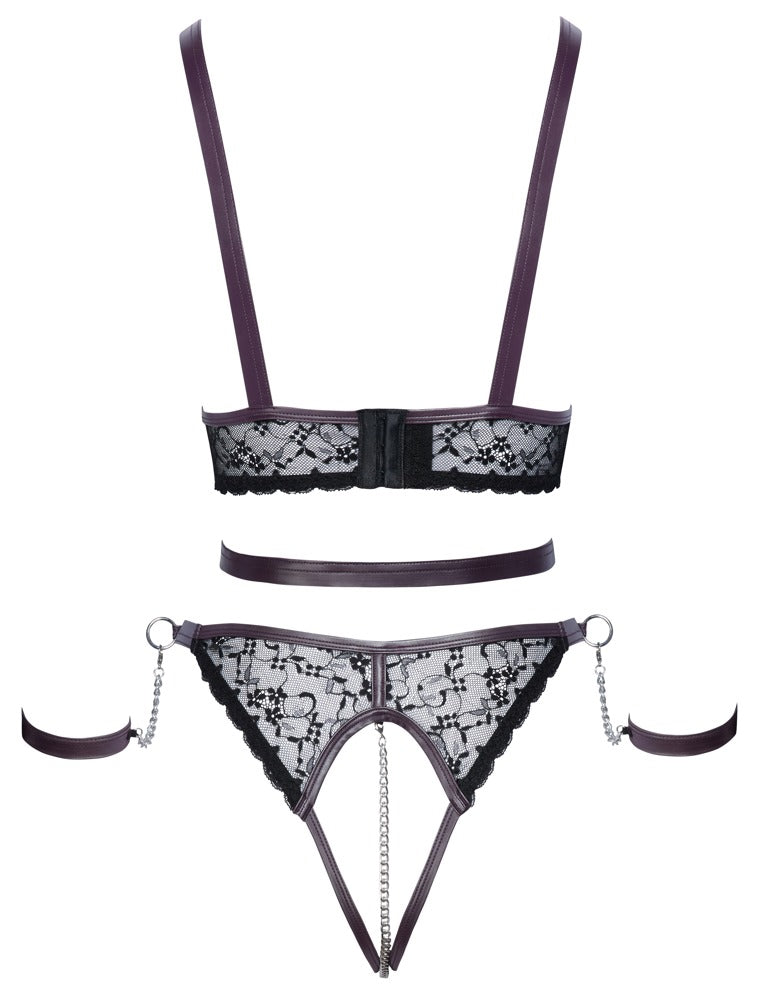 Cottelli BONDAGE Set mit Spitze und dekorativen Kettenelementen bei Evoria Care