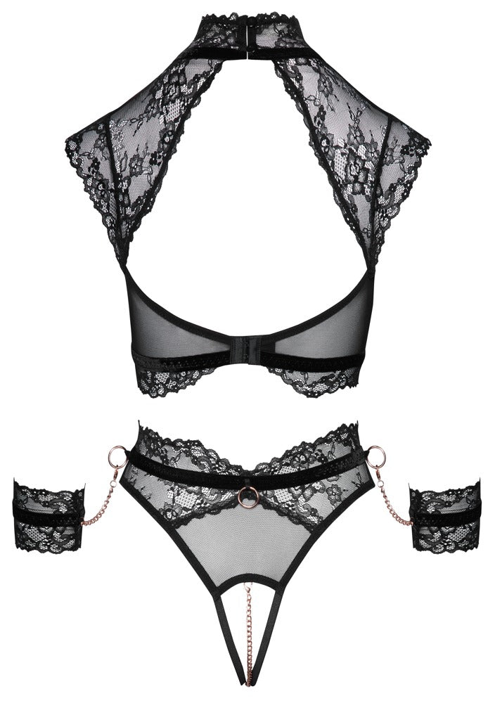 Freigestellte Produktansicht des Cottelli BONDAGE Sets von hinten bei Evoria Care