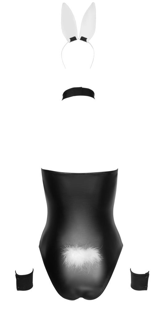 Accessoires des Cottelli COSTUMES Bunny-Sets mit Halsband, Handmanschetten und Hasenohren