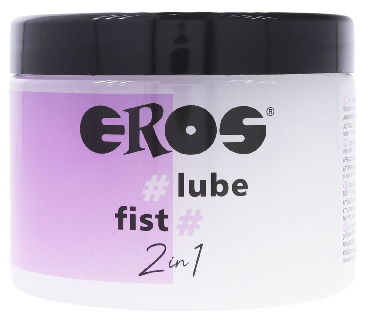 EROS 2in1 Lube & Fist geschmeidiges Hybrid-Gleitgel für Fistplay in der Dose in der Vorderansicht