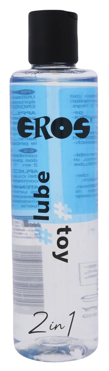 EROS 2in1 Lube & Toy pflegendes Gleitgel für Körper und Toys in einer weiteren Produktgröße in der Vorderansicht