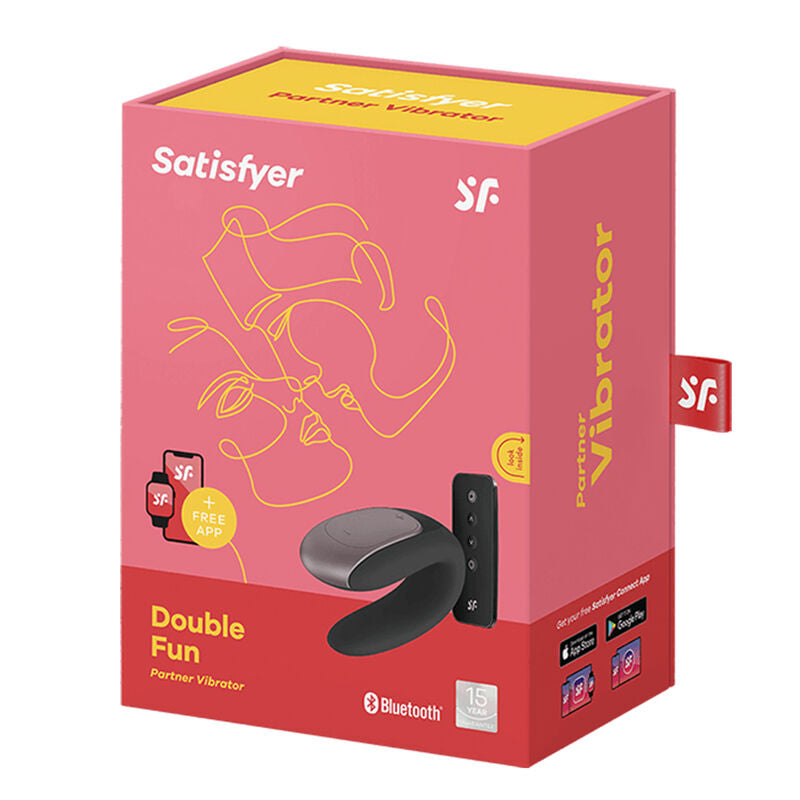 DOUBLE FUN PARTNER VIBRATOR SCHWARZ - Produktansicht 9