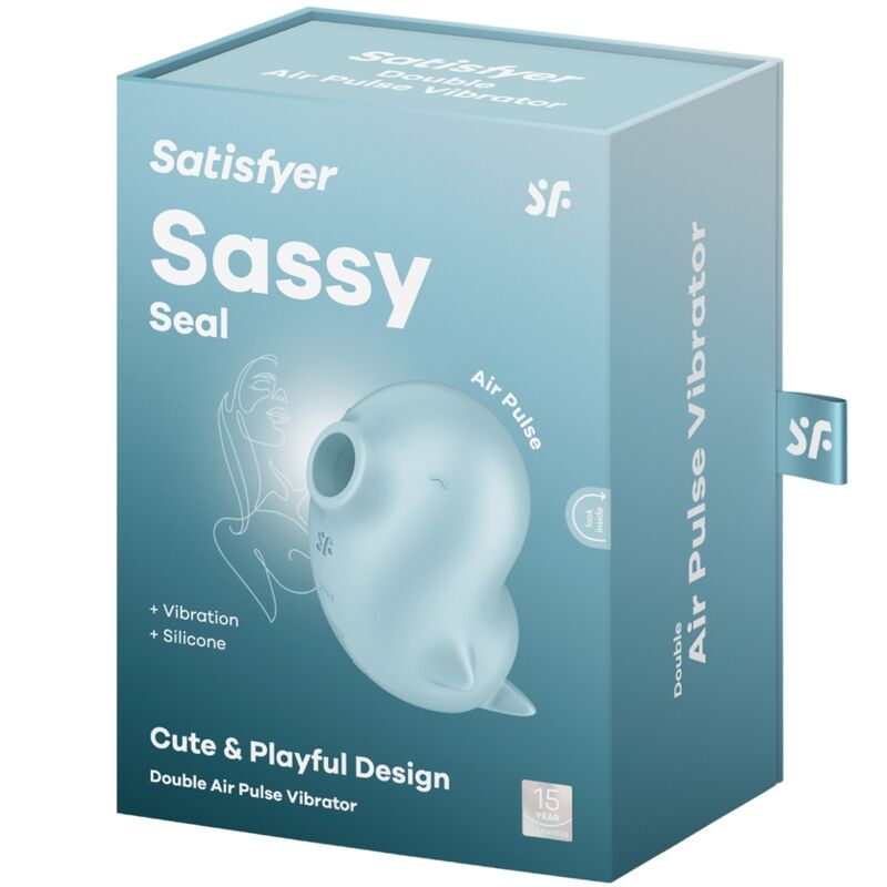 SASSY SEAL STIMULATOR & VIBRATOR BLAU - Produktansicht 6