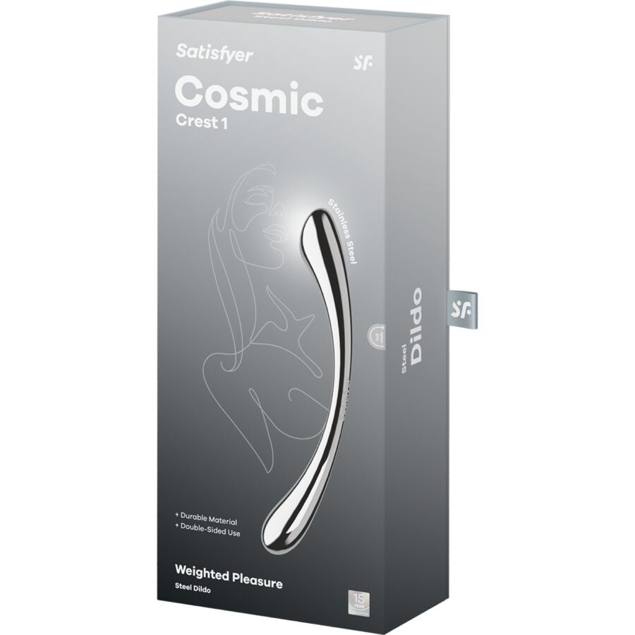 COSMIC CREST 1 DOPPELDILDO AUS EDELSTAHL - Produktansicht 5