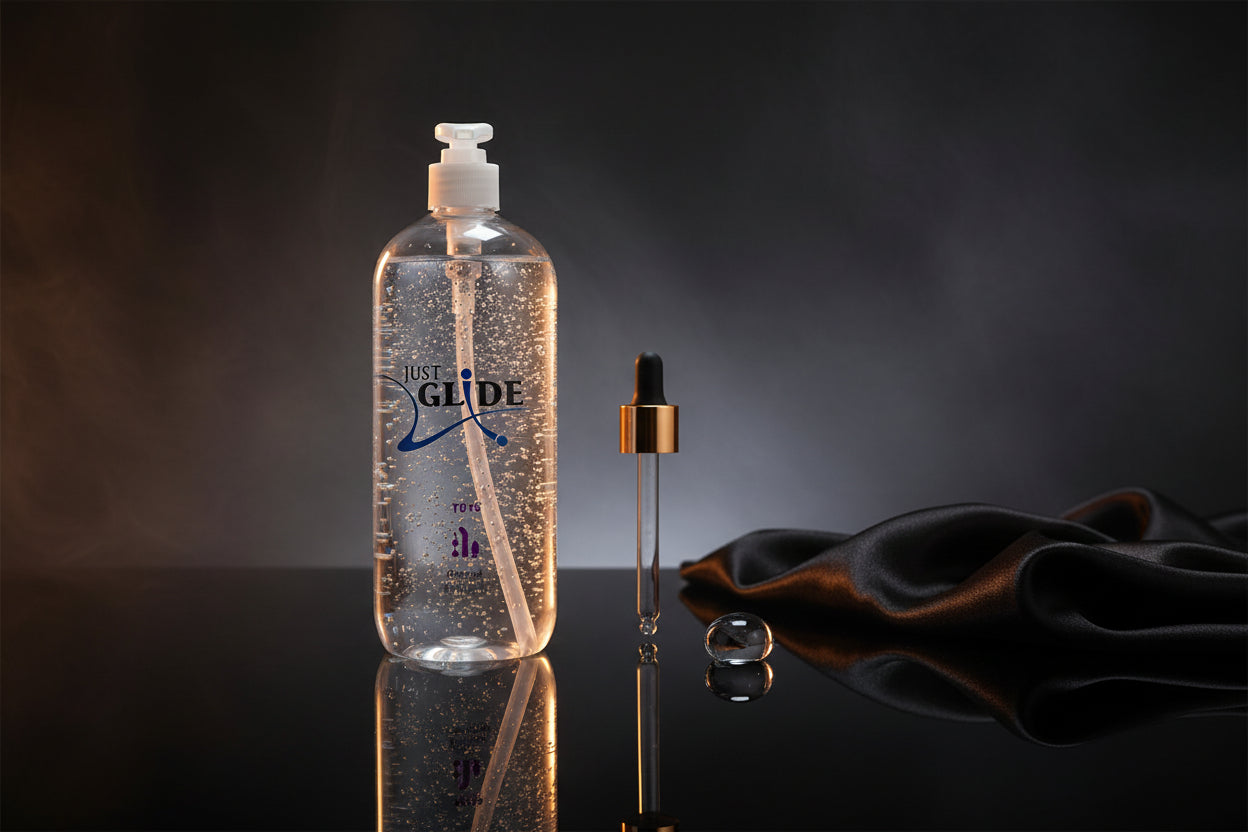 Just Glide Toylube wasserbasiertes Gleitgel 1000 ml Spender transparent