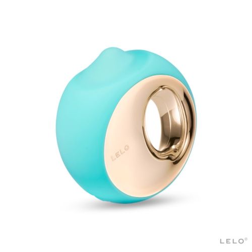 LELO ORA 3 Oralsex-Simulator in Türkis und Gold aus Premium-Silikon