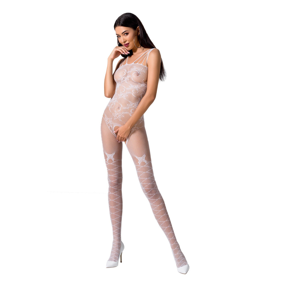 Passion PE Bodystocking BS076 white - Produktansicht 1