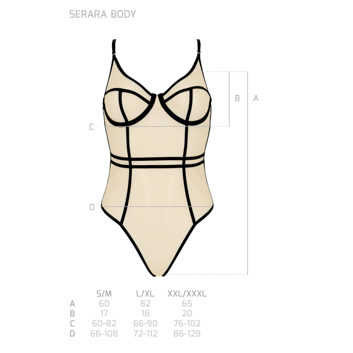 Passion PE Serara body beige - Produktansicht 7