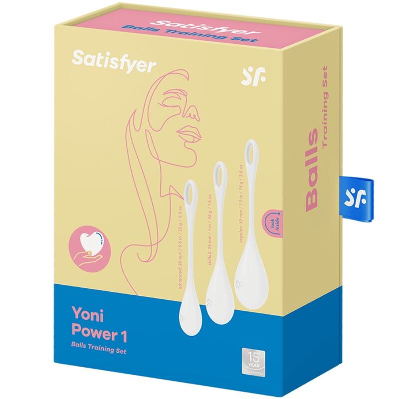 Satisfyer Yoni Power 1 Set mit drei Liebeskugeln in der Originalverpackung