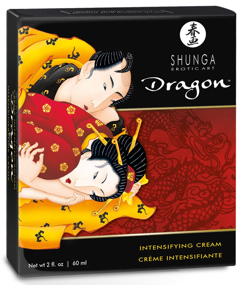 Shunga Dragon Intensifying Cream Verpackung Frontansicht