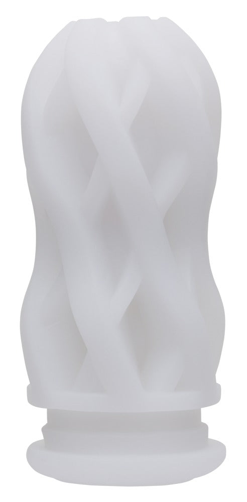 Innenstruktur des Tenga Air Tech Masturbators mit gerillter und gedrehter Kanalform