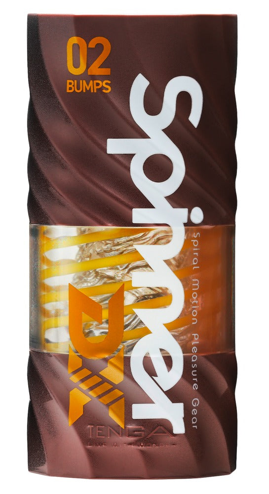 Tenga Spinner DX 2 Bumps Verpackungsdesign Vorderseite