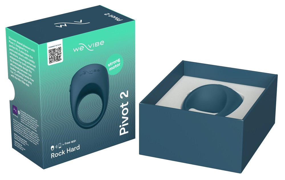 Geöffnete Produktverpackung des We-Vibe Pivot 2 Vibro-Penisrings