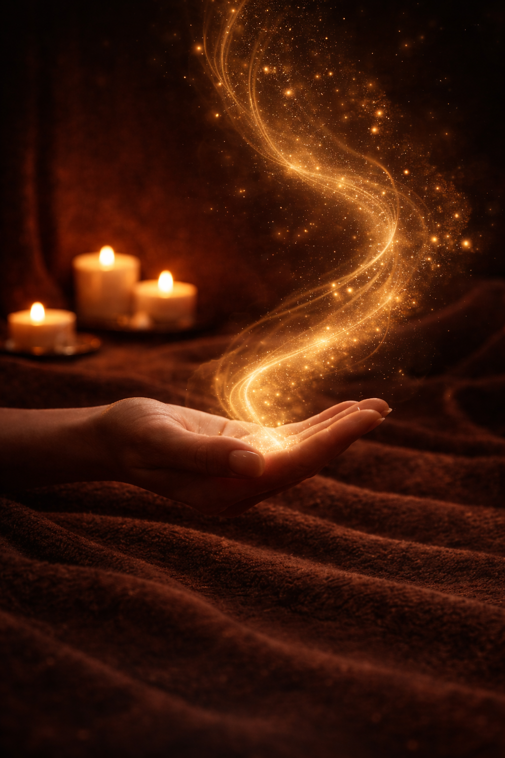 Aktive Stimulation in warmer Atmosphäre mit goldenem Licht für intensive Intimate Wellness Momente