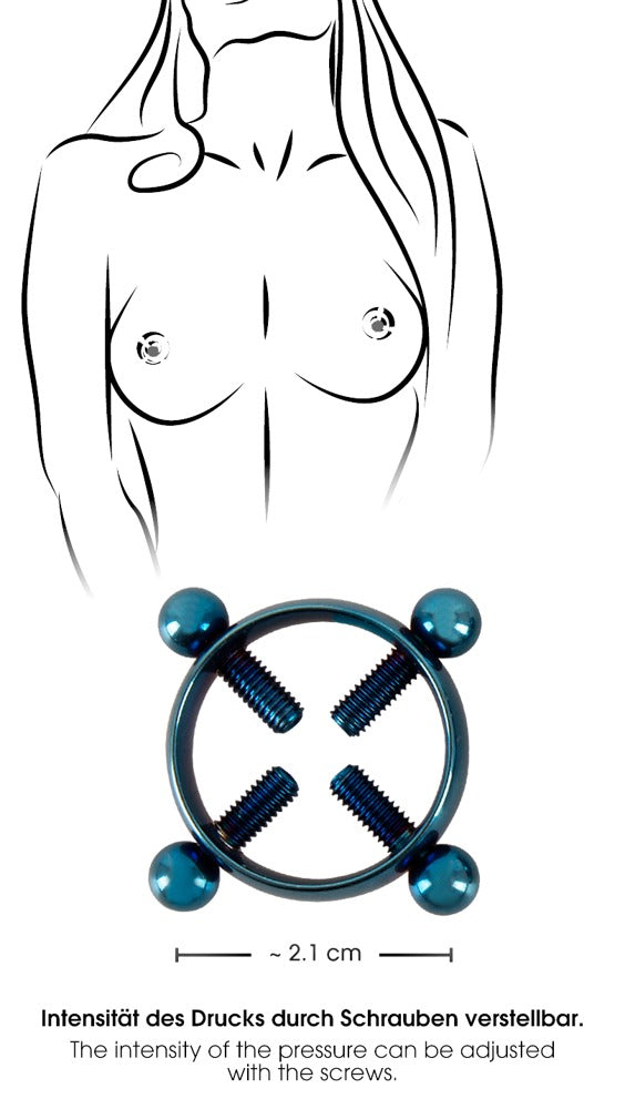 Bad Kitty Nipple Jewellery Blu - Produktansicht 5