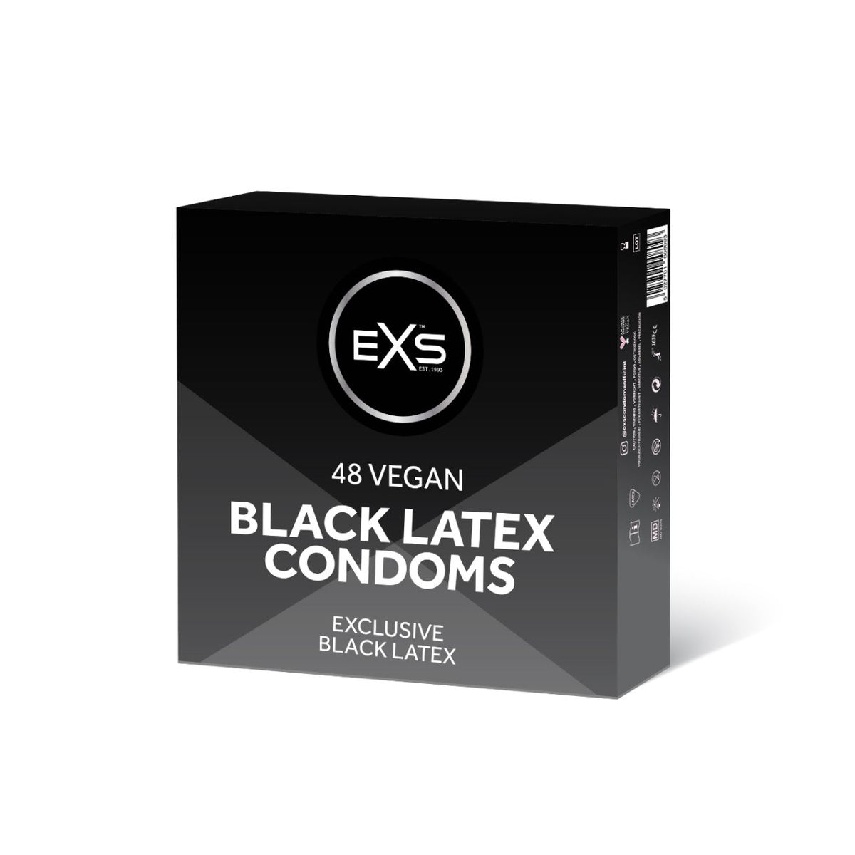 EXS Black Latex condoms ( pcs) - Produktansicht 2