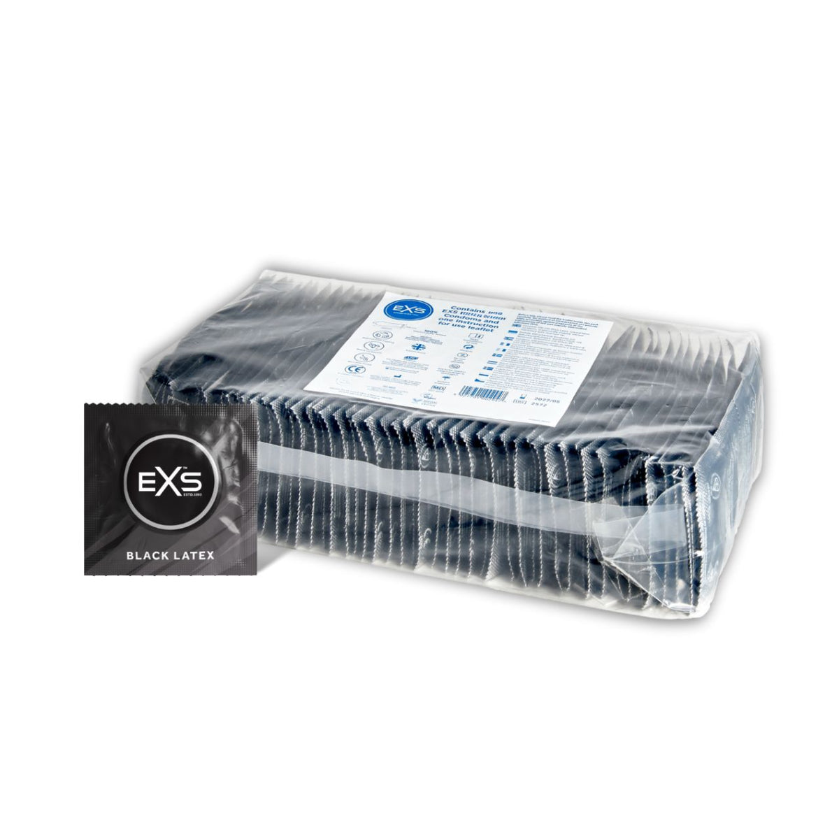 EXS Black Latex condoms ( pcs) - Produktansicht 3