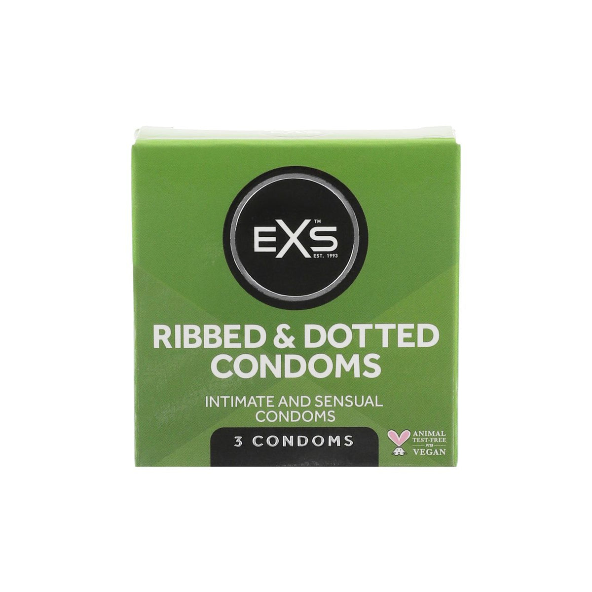 EXS Ribbed & dotted condoms ( pcs) - Produktansicht 1