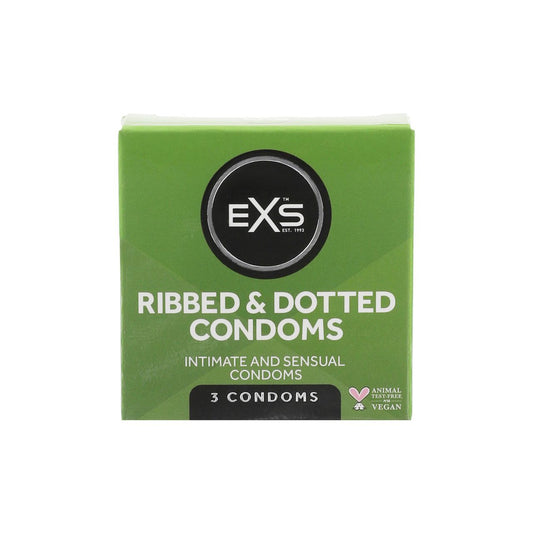 EXS Ribbed & dotted condoms ( pcs) - Produktansicht 1