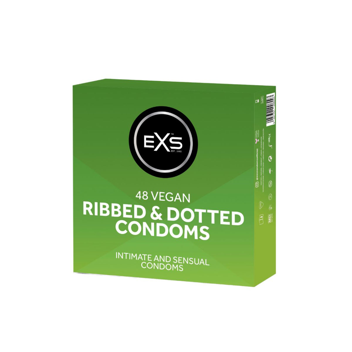 EXS Ribbed & dotted condoms ( pcs) - Produktansicht 3