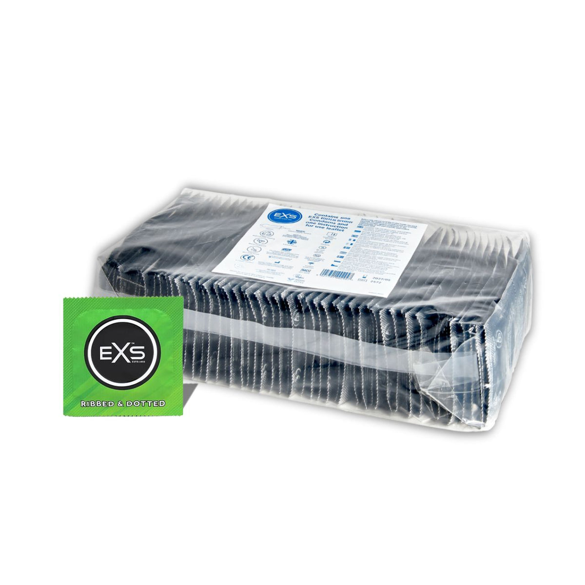 EXS Ribbed & dotted condoms ( pcs) - Produktansicht 4