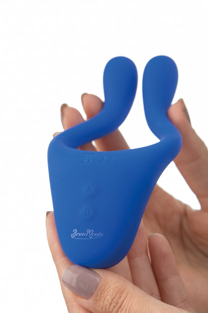 BeauMents Doppio – Ergonomischer Paarvibrator mit 3 Motoren