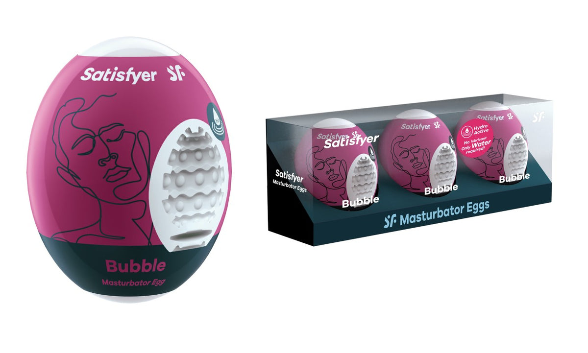 SATISFYER Men Masturbator Egg Bubble 3er Set - Produktansicht 1