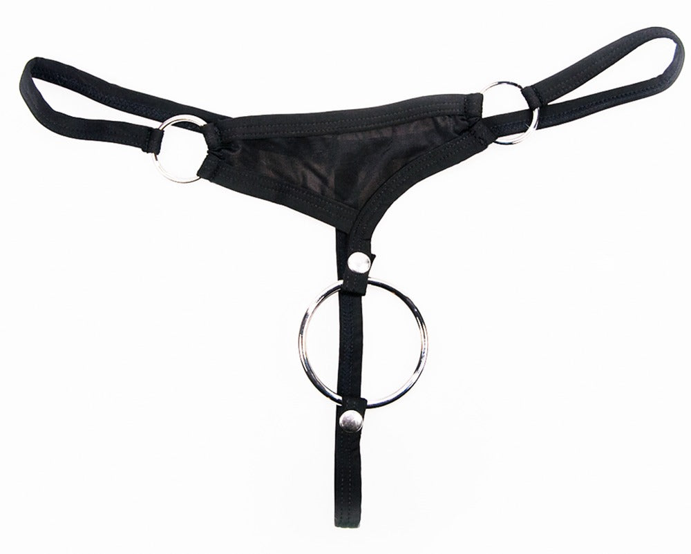 Svenjoyment String mit abknöpfbarem Penisring - Produktansicht 1