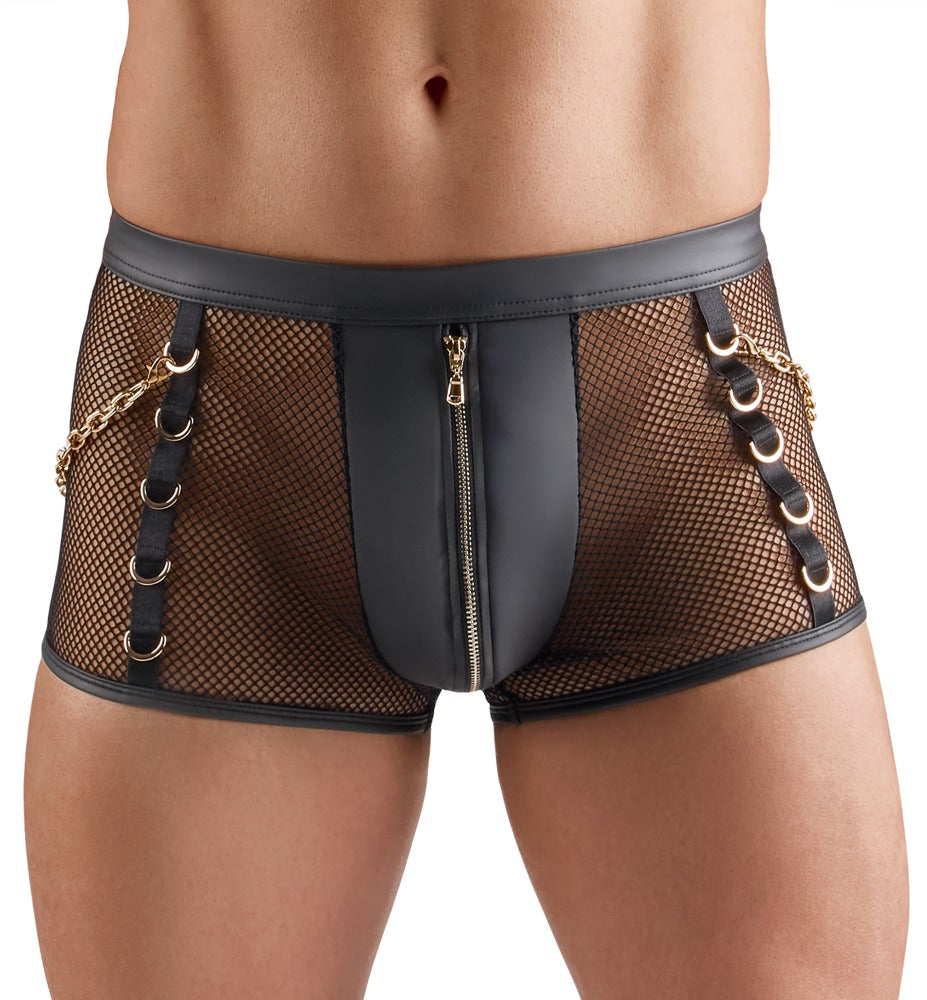 Svenjoyment Netz-Pants mit Wetlook - Produktansicht 1
