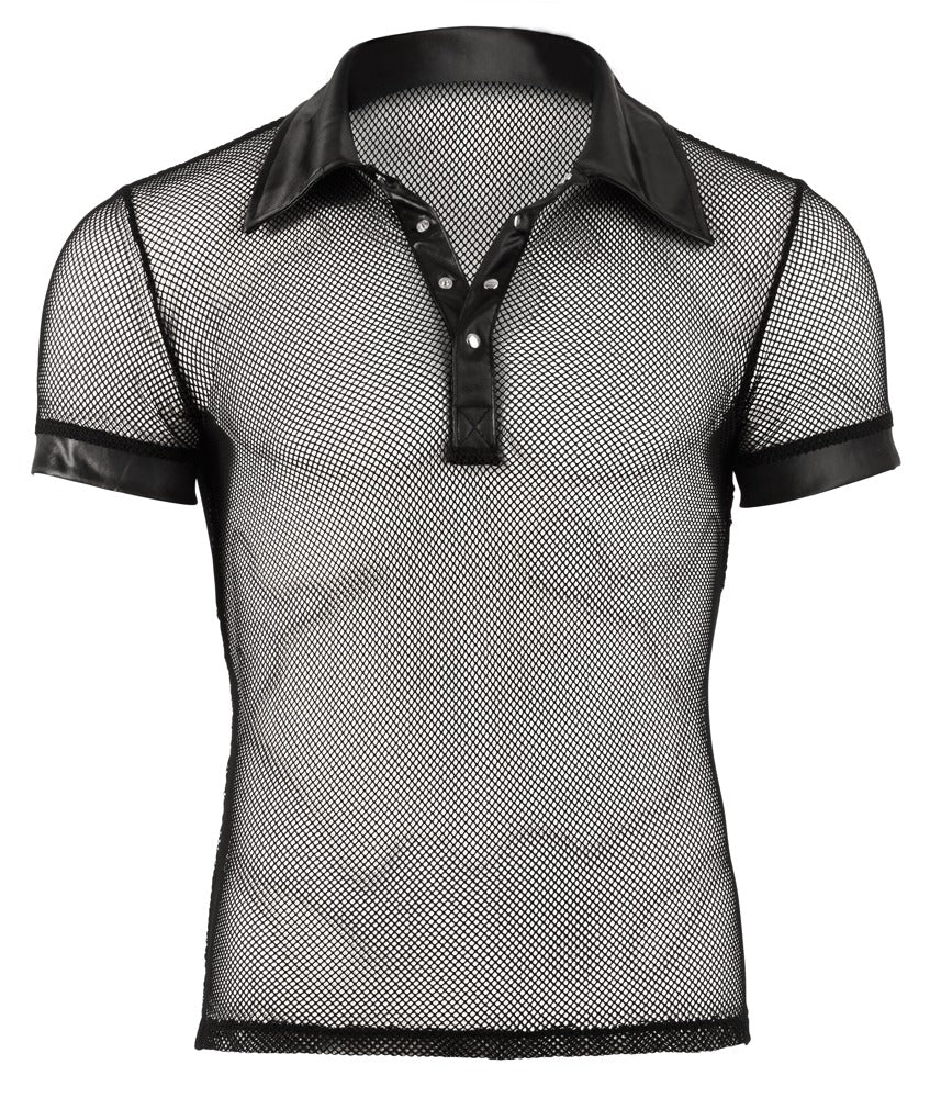 Svenjoyment Polo-Shirt Netz & Wetlook - Produktansicht 1