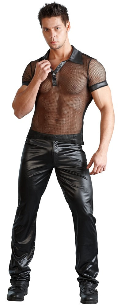 Svenjoyment Polo-Shirt Netz & Wetlook - Produktansicht 4