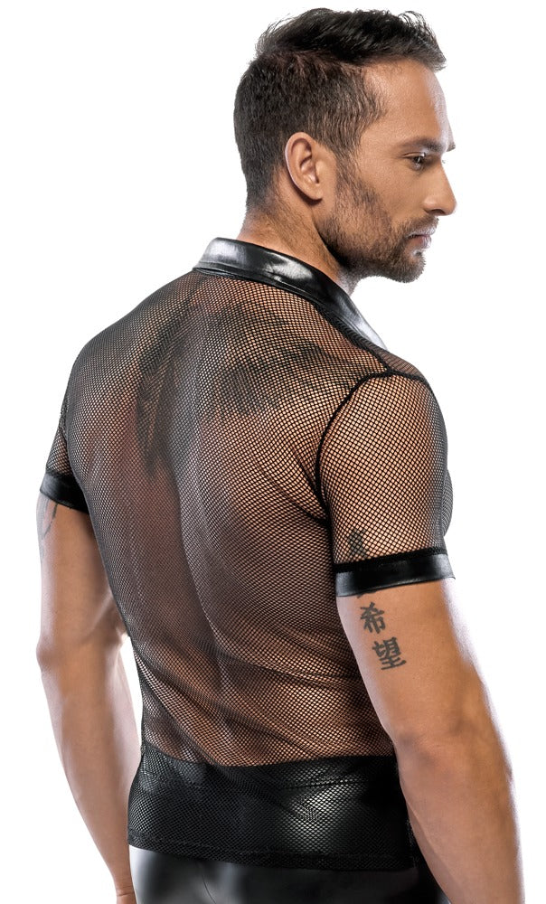 Svenjoyment Polo-Shirt Netz & Wetlook - Produktansicht 7