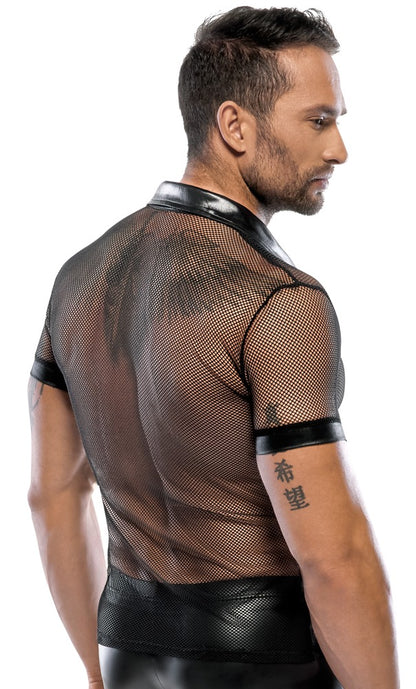 Svenjoyment Polo-Shirt Netz & Wetlook - Produktansicht 7