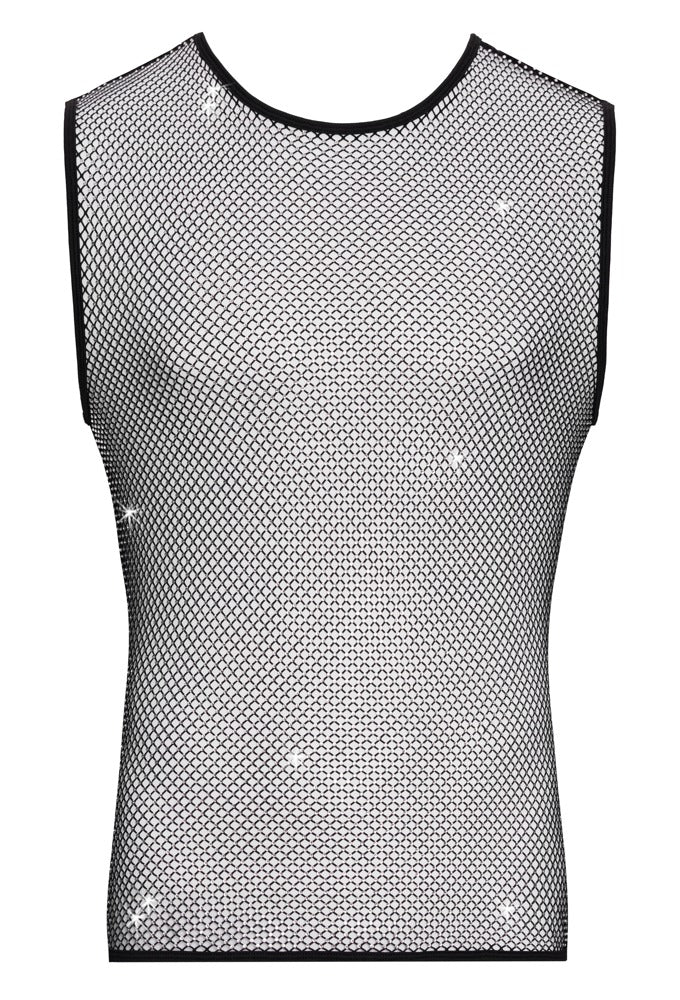 Svenjoyment Netzshirt mit Glitzersteinen - Produktansicht 1