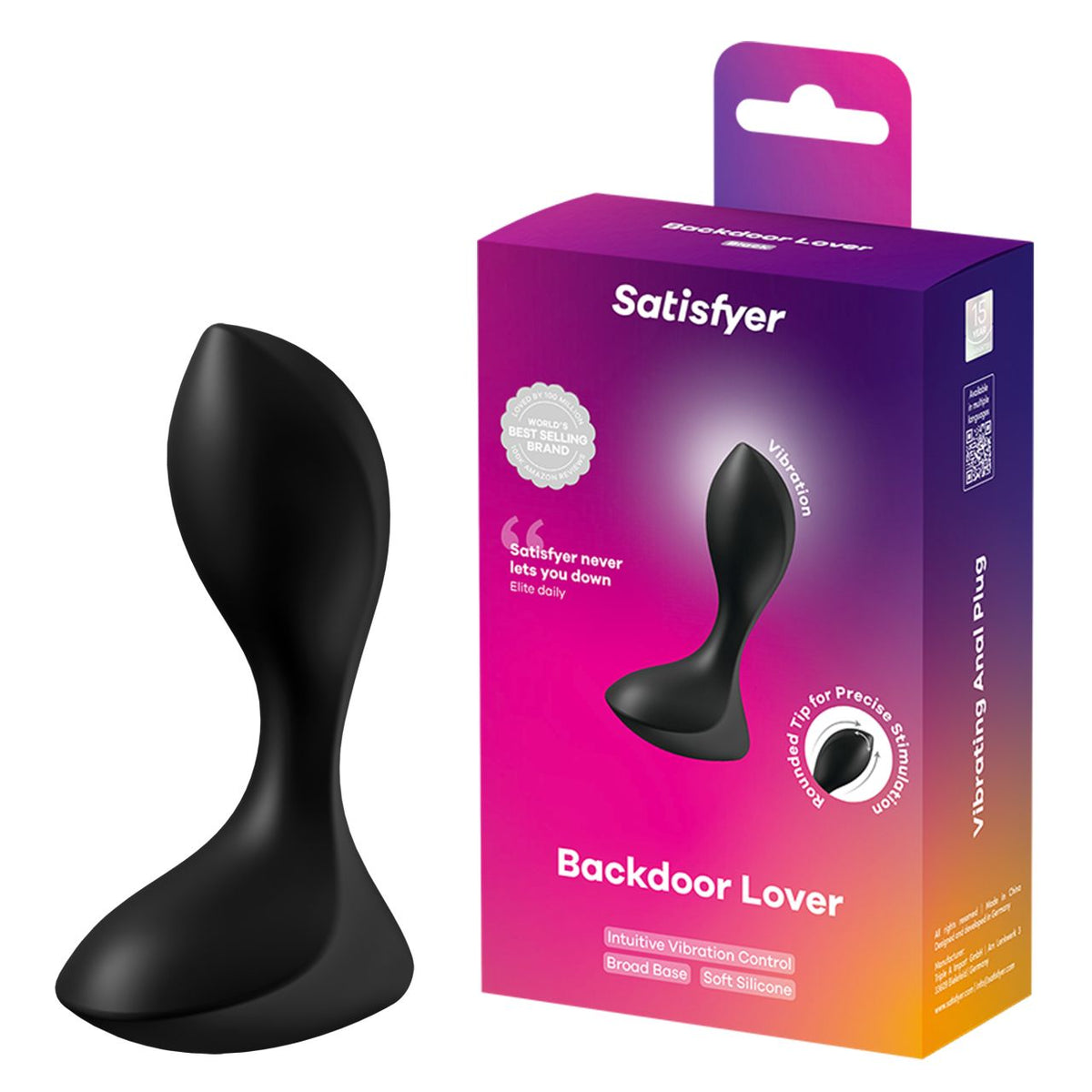 SATISFYER Backdoor Lover black - Produktansicht 1