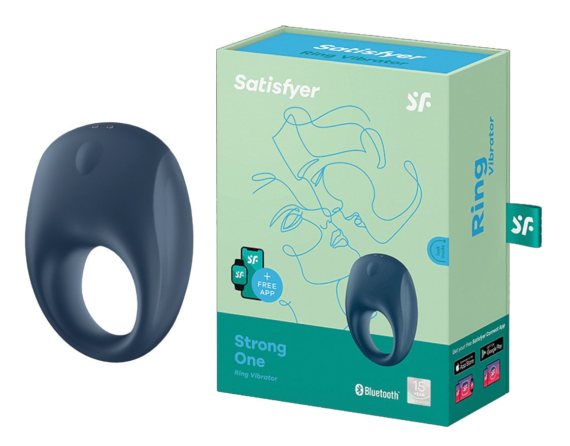 SATISFYER Strong One Ring Vibrator blue - Produktansicht 1