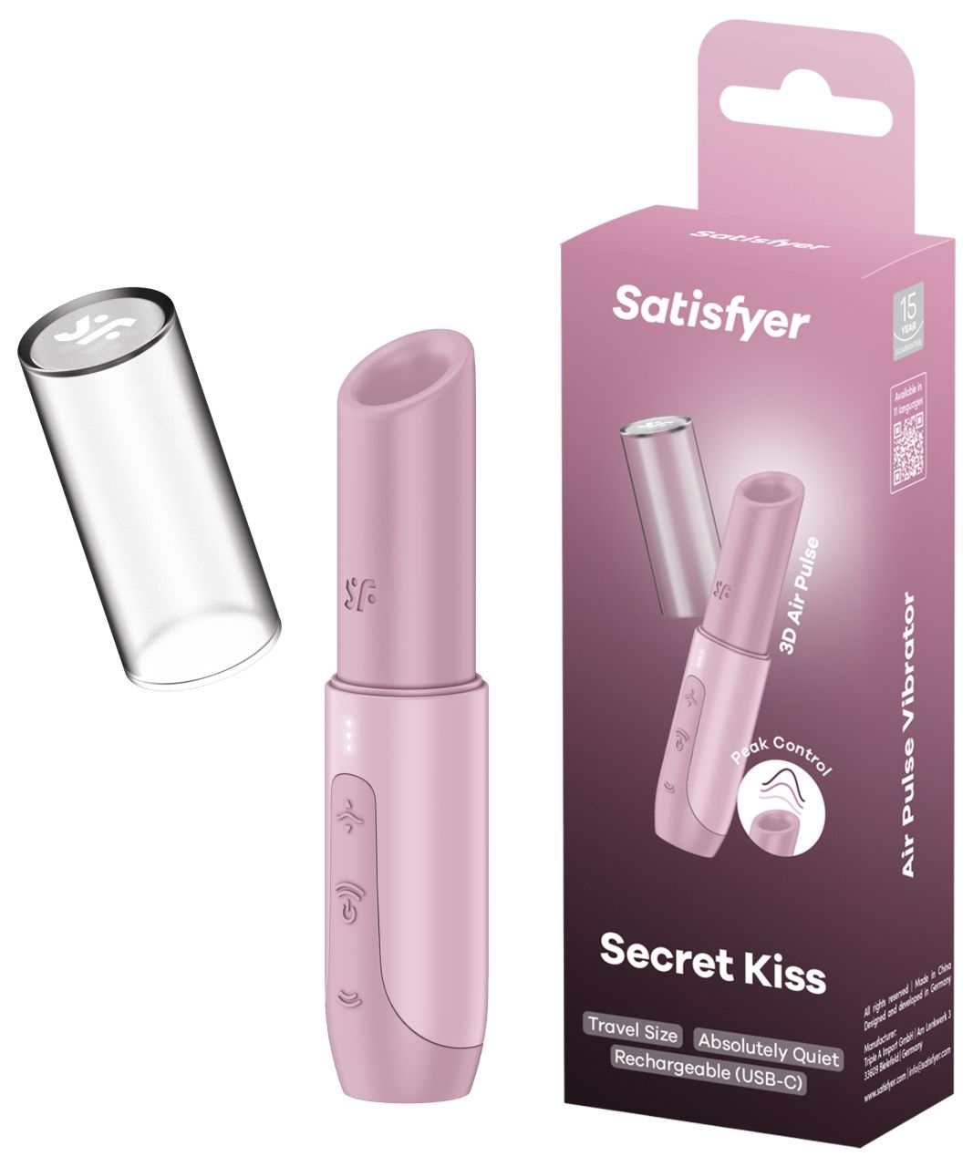SATISFYER Pro 2 Secret Kiss old rose - Produktansicht 1
