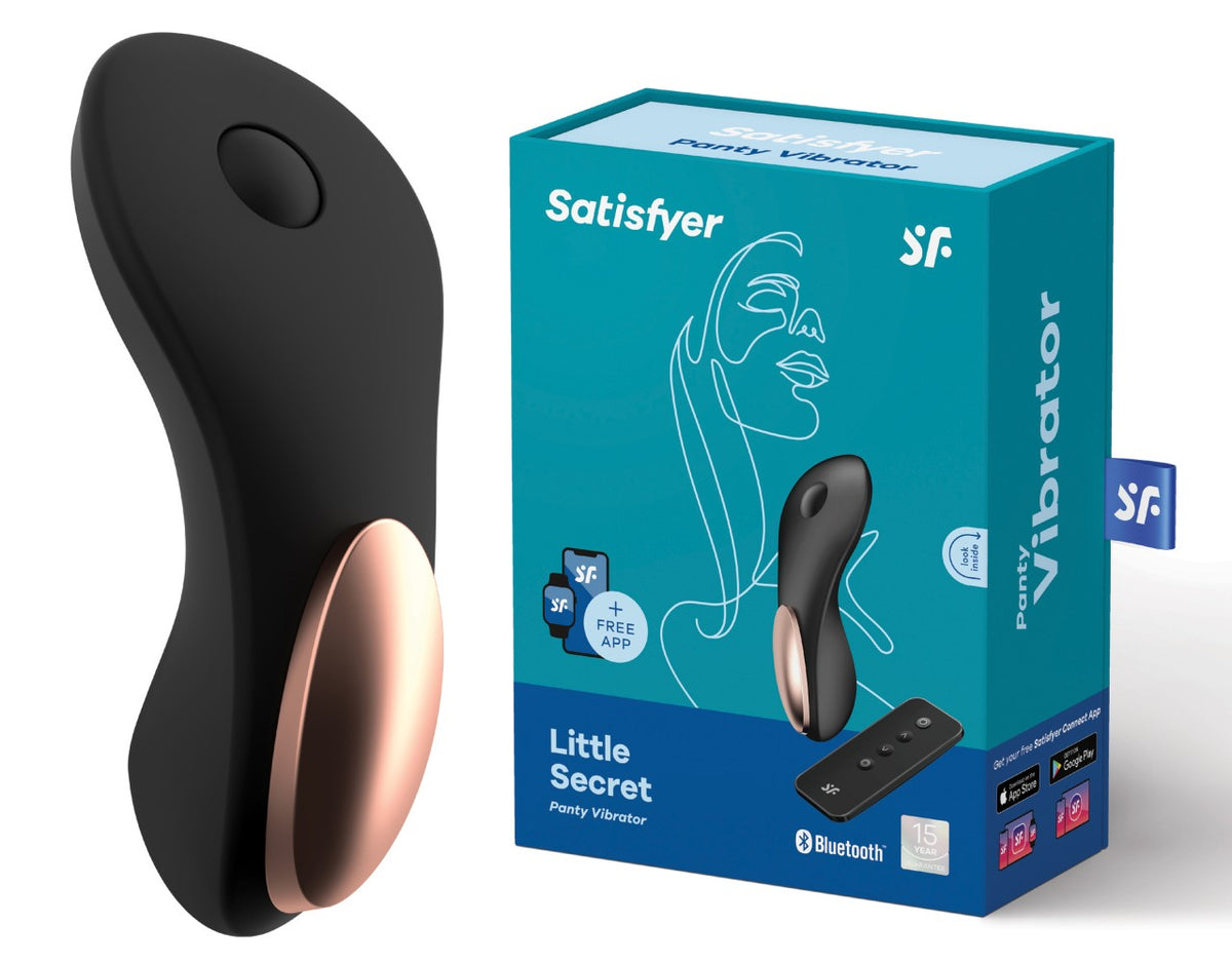 SATISFYER Little Secret Panty Vibrator schwarz - Produktansicht 1