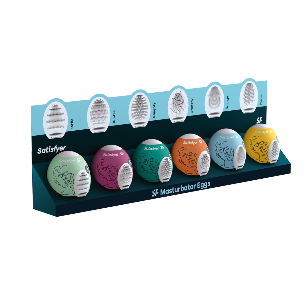 SATISFYER Men Masturbator Egg assorted 6er Set - Produktansicht 1