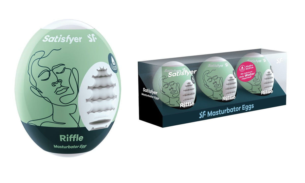 SATISFYER Men Masturbator Egg Riffle 3er Set - Produktansicht 1
