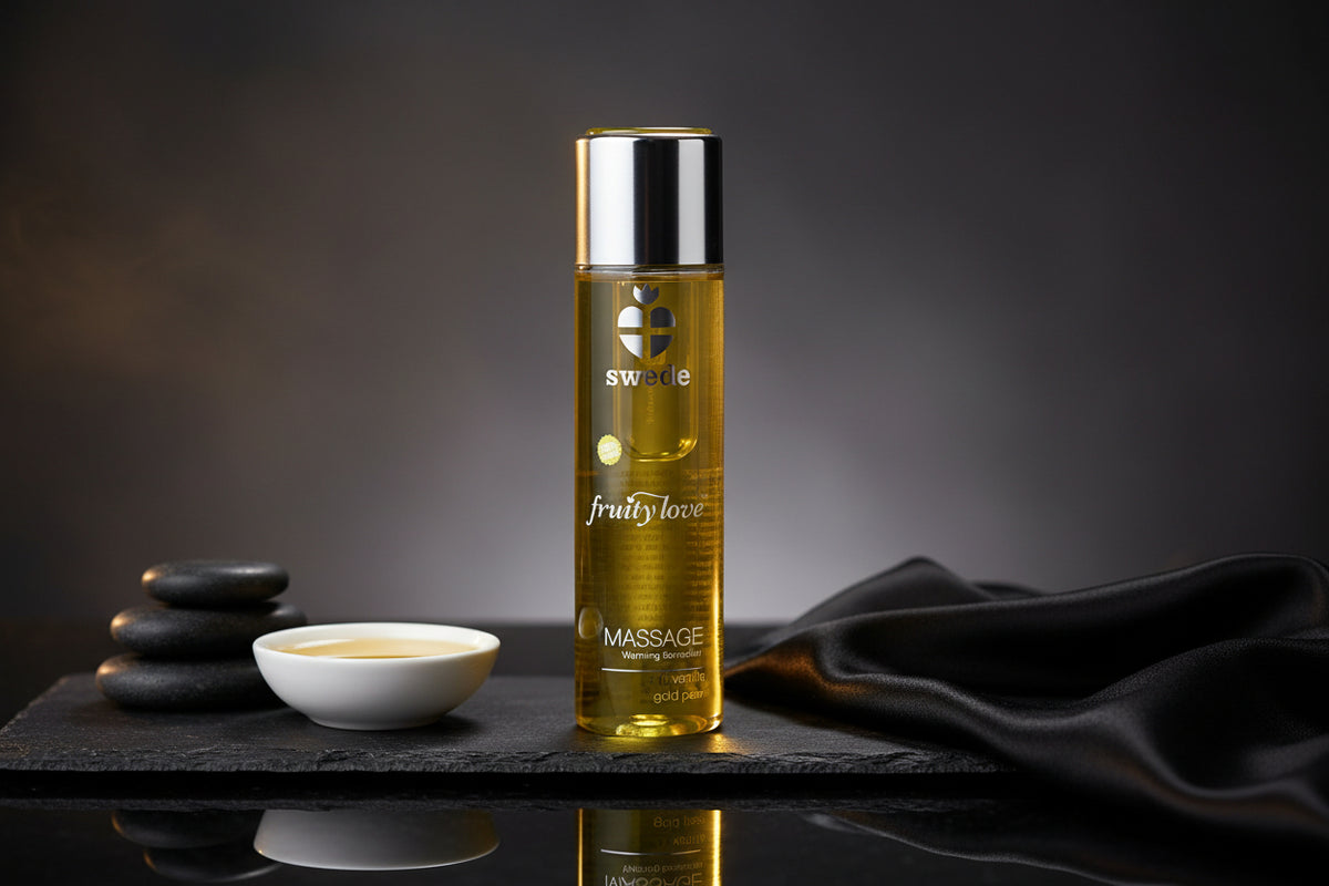 Fruity Love Massage Lotion Vanilla Gold Pear in ansprechendem Design