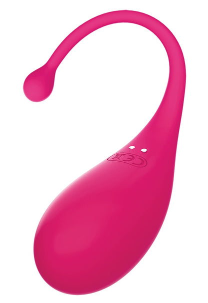 Adrien Lastic Palpitation pinkes Vibro-Ei in schräger Perspektivansicht mit ovalem Stimulationskörper und Rückholband