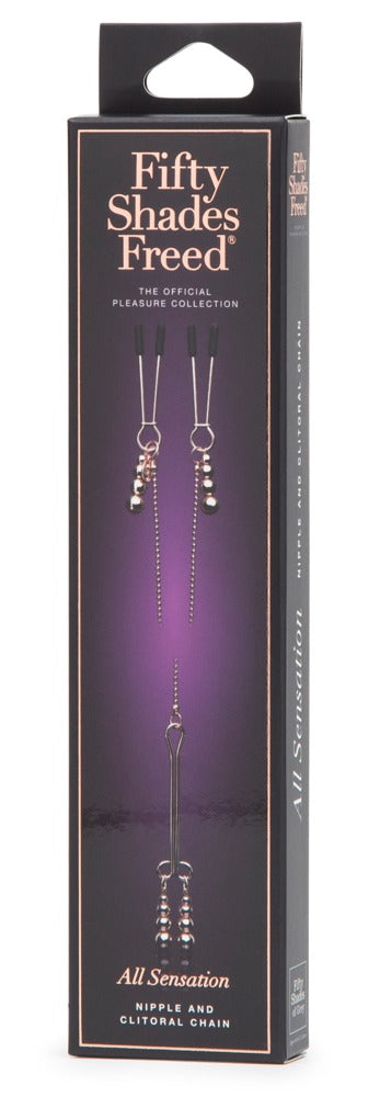 Produktverpackung des All Sensation Ketten-Harness im eleganten Design