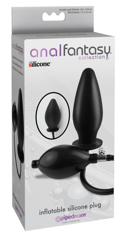 Anal Fantasy Collection Inflatable Silicone Plug in der Originalverpackung mit Produktabbildung