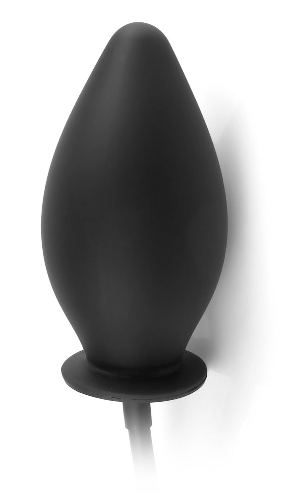 Anal Fantasy Inflatable Silicone Plug in aufgepumpter Einzelansicht mit konischer Form und vergrößerter Silikonoberfläche