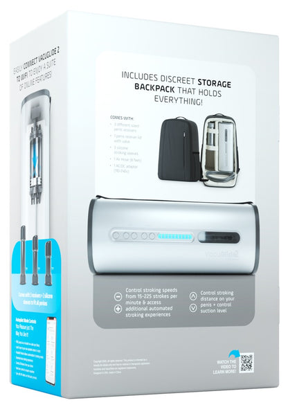 Autoblow VacuGlide 2 Verpackung Rückseite mit Produktinformationen