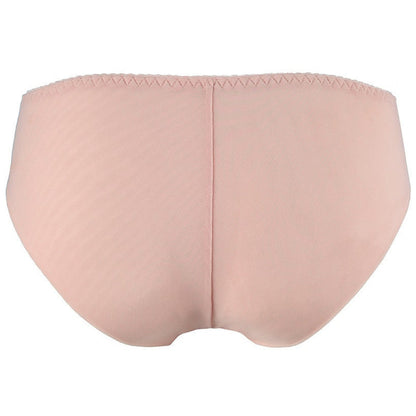 Axami V-9513 pinkfarbener Tüll-Panty in Rückansicht mit transparenter Rückpartie und körpernahem Schnitt